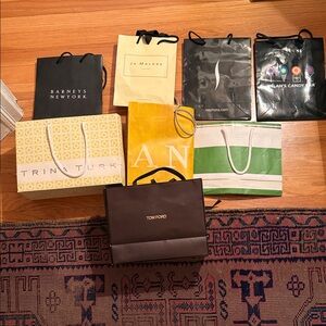 Eight Designer Shopping Bags Collection